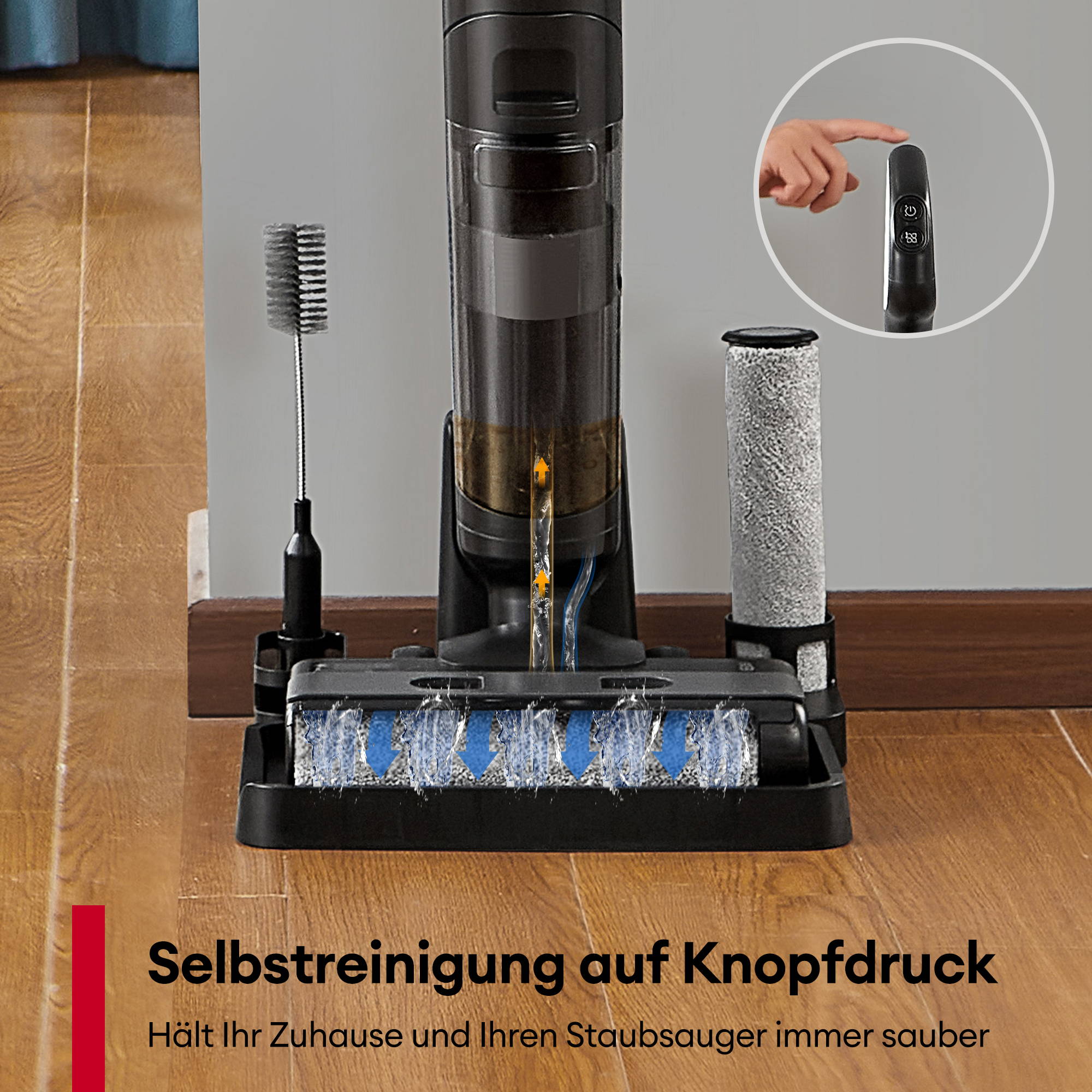 Daaxing Ersatz Rollenbürste Für Ultenic AC1 & Elite Staubsauger - Graue Hauptbürste